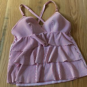 Striped Tankini Top